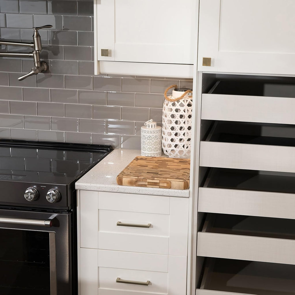 HH075341-EGN-10B Skylight Collection Pull, 1-1/4 Inch Square, Elusive Golden Nickel, 10 Count