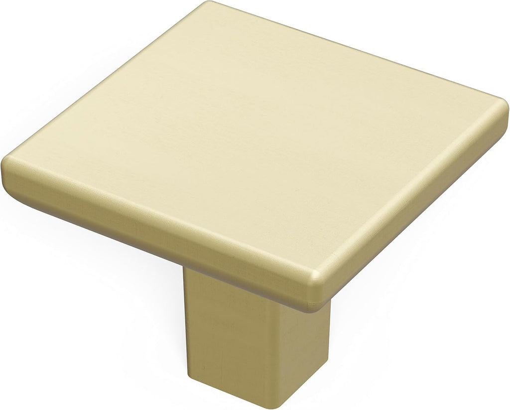 HH075341-EGN-10B Skylight Collection Pull, 1-1/4 Inch Square, Elusive Golden Nickel, 10 Count